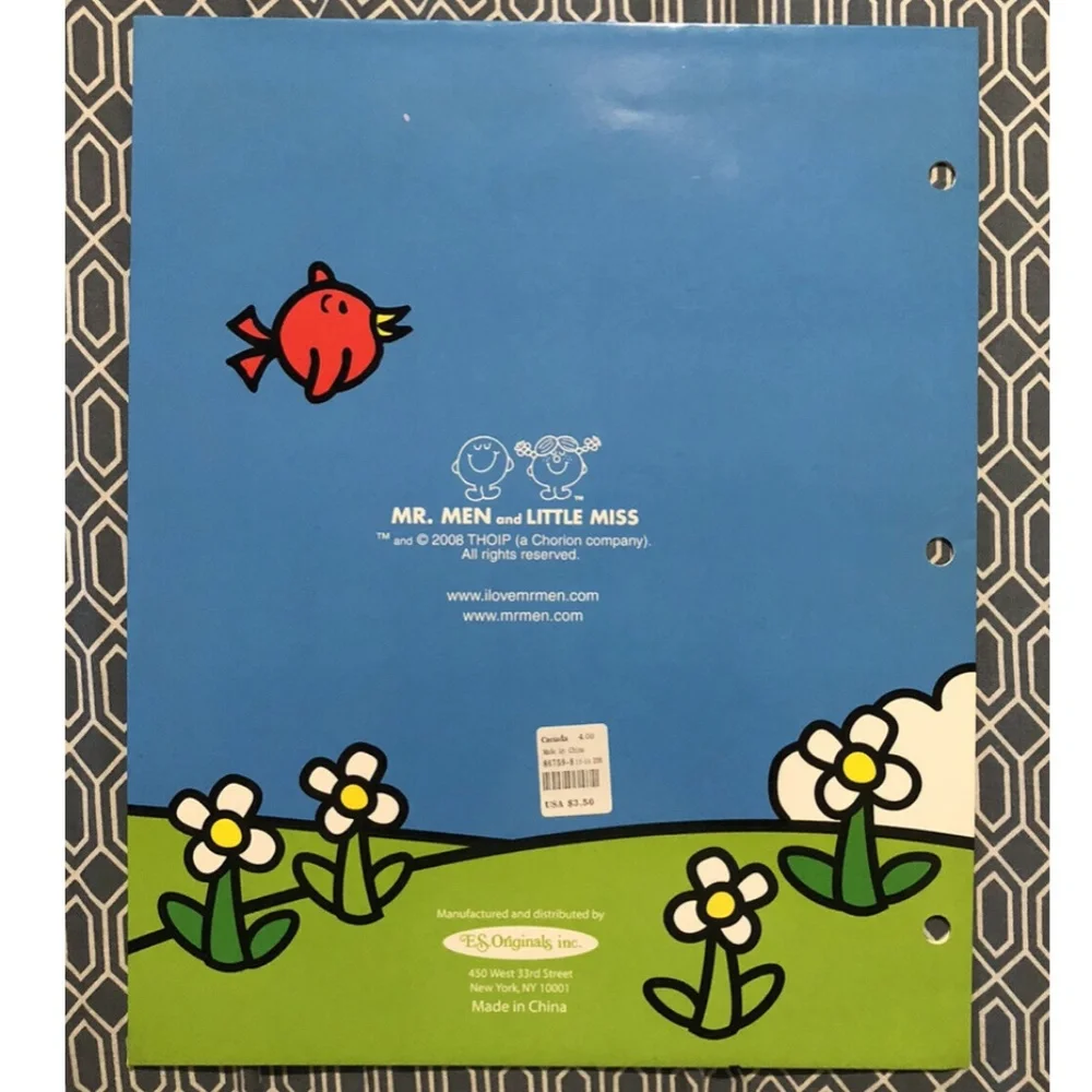 Set of Four (4) Little Miss Chatterbox, Sunshine, and Giggles Folders